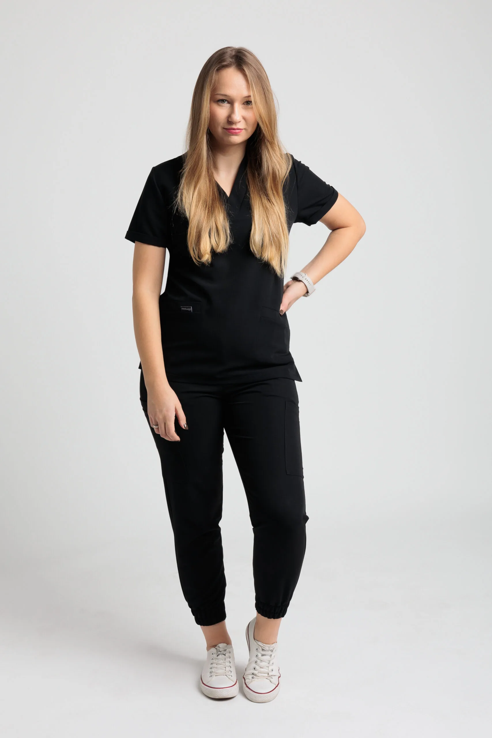 Scrubs Damski PREMIUM Intense Black