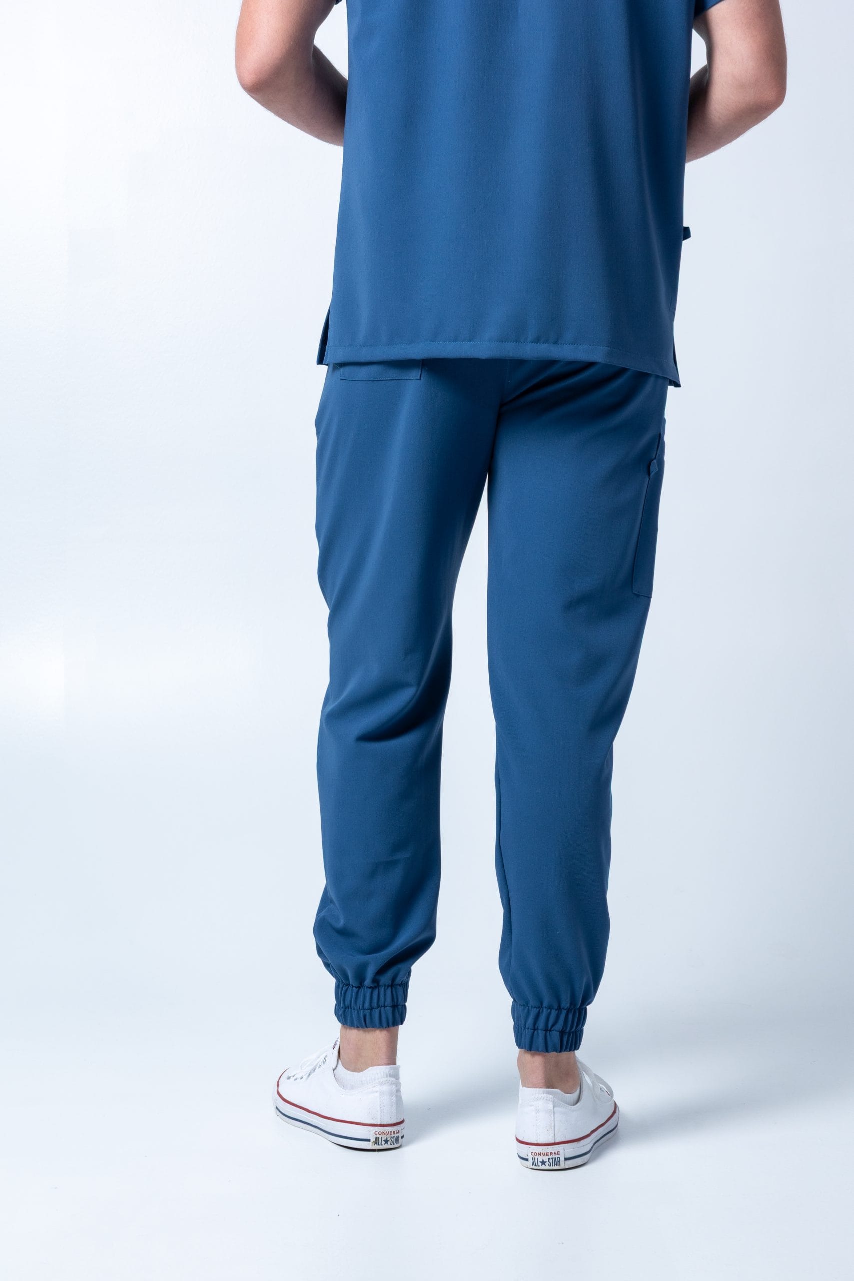 Spodnie Medyczne Męskie Joggery Premium Navy Blue